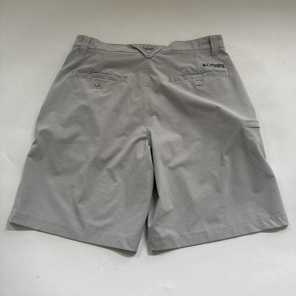 Columbia PFG Shorts Mens 34 Gray 10" Hiking Outdoors Performance‎ - Picture 4 of 9